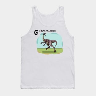 gallimimus dinosaur Tank Top